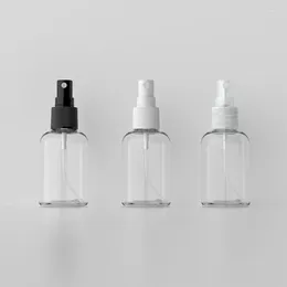 Storage Bottles 50pcs 50ml Empty Travel Mist Spray Plastic Bottle Clear Cosmetic Sprayer Pump Size Container Packaging