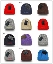 fashion knitted Beanies Skull Caps Hip Hop Winter Warm hat Wool Hats for Women Men gorro Bonnet Polo Beanie whole90754788754205