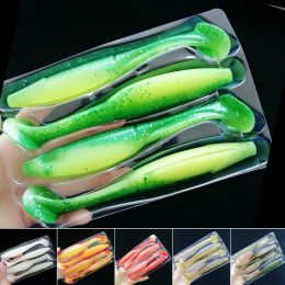 Noeby 8pcs 15cm 22g Artificial Soft Lure Japan Shad Worm Jig Head Fly Fishing Silicone Rubber Fish Fishing Lure soft bait