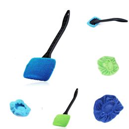 New Car Window Windshield Brush Kit Tool Auto Cleaning Wash Long Handle Microfiber Wiper Cleaner