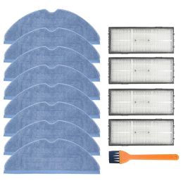 Cleaners for Xiaomi Roborock S7 Accessories Main Brush Hepa Filter Cleaning Cloth T7s Plus Replacement Parts Side Brush Mop Cloths Kit