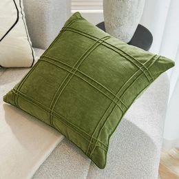 Pillow Decoration Home Cover Oil Painting Throw Covers Sofa 45x45 Polyester Linen Colour Geometry Gift E0384