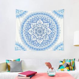 Tapestries Yin Yang Mandala In Soft Blues Tapestry Wall Hanging Decor House Decorations Bedroom Decoration