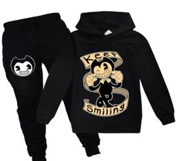 Baby Sweatshirt Set Fashion Tshirts Pants Clothing Bendy and The Ink Machine Kids Clothes Set for Boys Outfits Children039s Ho9321716