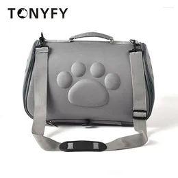 Cat Carriers Soft Pet Portable Breathable Bag Dog Carrier Outgoing Travel Pets Handbag Zippers Single Shoulder Carrying