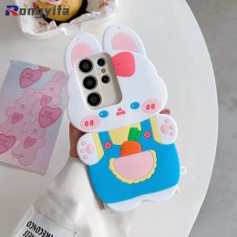 Cute Rabbit Phone Case For Huawei Honor X6A X9A X6 X8 X50 90 Lite X50i X7A X8A X40 X40i Nova 11i Y91 Magic 5 Pro Lite Soft Cover