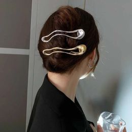 Beautiful Duckbilled Hair Clips Fashionable Hollow Zinc Alloy Multi-purpose Hair Clips Woman's Hair Accessories