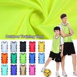 Football Vest Sports Training Mesh Vests Loose Basketball Cricket Soccer Volleyball Rugby Team Sports Costume Accessories