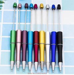 Party Favour 20pcs Beadable Pens Wedding Favours Gifts Beaded Ballpoint Pen Birthday Decoration Decor Kids Student Gift