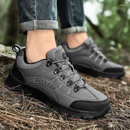 Casual Shoes Men Outdoor Lace Up Sport Camping Treking Hiking Boots Non-slip Sneakers Waterproof Mountain Size 38-49