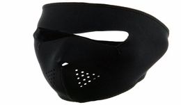Winter Exercise Mask Cycling Full Face Ski Mask Windproof Outdoor Bicycle Bike Running Black 1114701