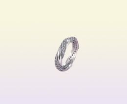 wholesale new Fine Jewellery 925 Silver Rings with Women Wedding & Party Clear Fashion Rings CZ Bow Ring Fit woman ring6575361