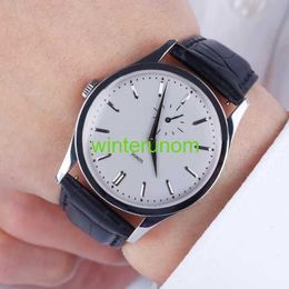 PP Luxury Watches Pateksphilipes Watches Men's Classical Series 37 Mm Diameter Manual Mechanical Watch 5196G-001 18k White Gold HBBL