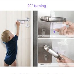 Door Lever Lock Child safety door handle lock anti-open door baby safety lock