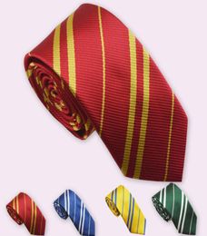 Necktie Ties Clothing Accessories Borboleta Necktie Ravenclaw Hufflepuff Necktie Cosplay Costumes Stripe Ties for Man Wom3528782