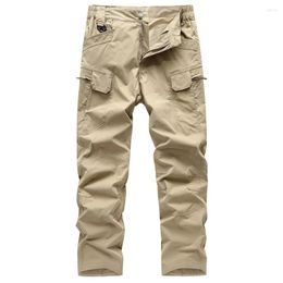 Men's Pants Tactical Men Multi Pocket Camping Fashion Casual Cargo Trousers Male