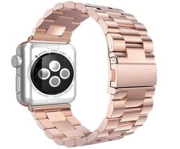 Stainless Steel Strap For Apple Watch Band 44mm 40mm 45mm 41mm Man Metal Butterfly Link Bracelet IWatch Series 6 SE 5 4 3 42mm3473879