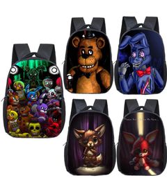 12 inch Kids Five Nights At Freddys Backpacks Anime Fnaf Backpack Boys Girls School Bags Children Book Bag Mini Daily Backpack 2015193047