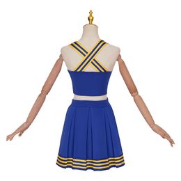 Taylor Cosplay Shake It Off Cheerleader Uniform Swift Costume High School Cheerleading Crop Top with Mini Skirt Halloween Outfit