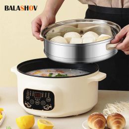 Multicookers Electric MultiCooker 220V Nonstick Multifunctional Cooking Machine Hotpot Noodles Eggs Soup Steamer Rice Cookers For Home