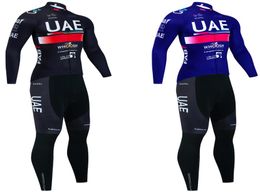 2023 UAE TEAM Cycling Jersey 20D Bicyle Jacket Pants MTB Winter Maillot Thermal Fleece Downhill Pro Mountain Bike Clothing Suit8016561