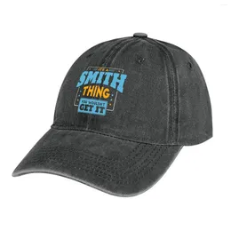 Berets It's A Smith Thing You Wouldn't Get It Cowboy Hat Trucker Cap In Women Men's