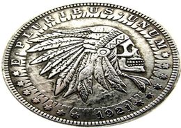 HB25 Hobo Morgan Dollar skull zombie skeleton Copy Coins Brass Craft Ornaments home decoration accessories9731855