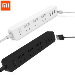 Parts Original Xiaomi Power Strip with 3 Usb Extension Socket Plug Multifunctional Fast Charging Power Strip 10a 250v 2500w