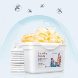 30 Pcs/Box Laundry Detergent Pods Gentle Mite Removal Long Lasting Fragrance Softening Washing Machine Liquid Wash Soap Powder G