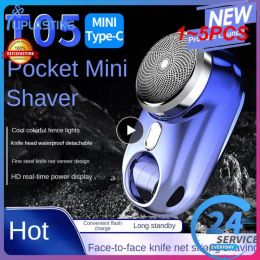 Shavers 1~5PCS Electric Razor For Men MiniShave Portable USB Pocket Electric Mini ZAO Shaver Beard Trimmer Razor Portable Electric