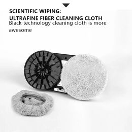 12pcs Replacement Cleaning Pads Window Cleaner Robot Rag For Hobot 188 168 198 388 Part Pack Electric Robot Absorbent Mop Cover