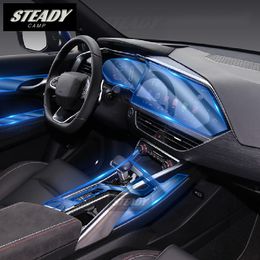 For Geely Tugella PHEV FY11 2019-2021 Car Interior Center Console Transparent TPU Protective Film Anti-scratc Repair Accessories