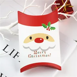 Gift Wrap 10pcs Children's Day Packaging Carton Christmas Decor Pillow Box Chocolate Bar Candy Small Kindergarten