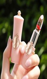 6 Colors Moisturizer Long lasting Jelly Flower Lipstick Makeup Temperature Color Change Lip Blam 60pcs8561372