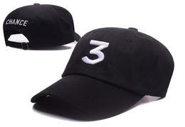 Black Khaki Popular CHANCE the rapper 3 Dad Hat Letter Embroidery Baseball Cap Hip Hop Streetwear Frog Snapback Daddy Hat Bone5076324