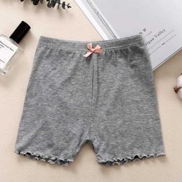 Shorts Childrens safety shorts summer cotton underwear solid Colour girls with long legs childrens underwear 3-12 yearsL2405L2405