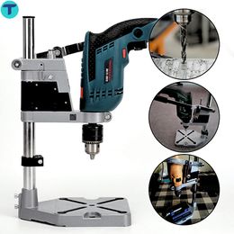 T Bench Drill Stand Electric Drill Carrier Bracket 400mm Drilling Holder Fixed Frame Workbench Clamp for Woodworking