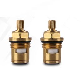 45mm 50mm 52mm Brass Faucet Cartridge Tap Parts Valve Part Water Tap Valve Single Thread Cold Or Hot Water Faucet Repair Parts
