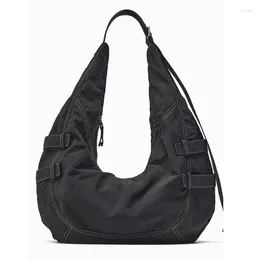 Hobo Black Hobos Bags For Women Luxury Designer Handbags And Purses 2024 In Casual Large Capacity Croissant Shoulder Crossbody
