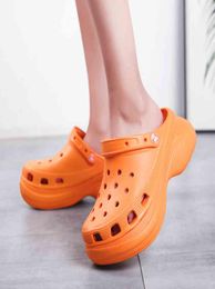 Clog Women's Shoes Sandals 2021 Platform Sandals Garden Beach Slippers Slip on For Girl Beach Shoes Fashion Slides Outdoor X05231126140