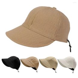 Wide Brim Hats Portable Women Girls Big Visors Anti-UV Beach Cap Fisherman Bucket Hat Sun