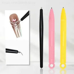 Tırnak Sanat Kitleri 1 PCS Mıknatıs Güçlü Effect Act Kalem Kalem Küçük Çelik Top Dekorasyon Sopa Araçları Kadınlar için Güzellik Manikürü