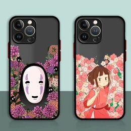 Spirited Away No face man Phone Case for Apple iPhone 11 15 Plus XR 13Pro Max SE X XS 12 Mini 14 Pro 8 7 Cover