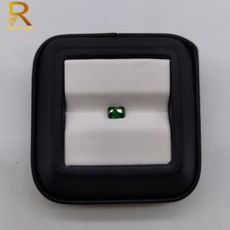 Loose Diamond Jewellery Display Holder Gemstone Counter Storage Tray Whtie Black PU Leather Beads Stone Organiser Stand Gems Box