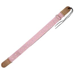 1Pc Unique Guitar Accessory Guitar Strap Practical Instrument Strap (Pink)