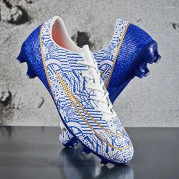 American Football Shoes Men's Boots Plus Size Professional Soccer Field Breathable Cleats Training Footwear Sport Children Boys Girls