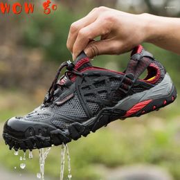 Fitness Shoes Men Outdoor Sneakers Breathable Hiking Big Size Women Sandals Trekking Trail Water