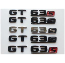 Chrome Black Letters Trunk Badges Emblems Emblem Badge Stikcer for Mercedes X290 Coupe AMG GT 63 S GT63S6074810