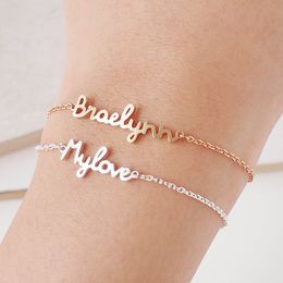 Customized bracelet Chain Trendy New Product Gift Couple Parent Child Bracelet Customized Name for Children