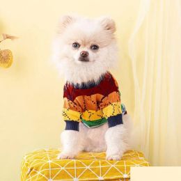 Dog Apparel Designer Letter Sweater Winter Coat Clothes Jacket Sweatshirts Luxury Pet Clothing for Small Dogs Wholesale French Bulldog Chihuahua Schnauzer